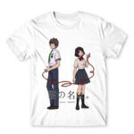 Kimi no na wa – Your Name White Men's Tee for Anime, Your Name