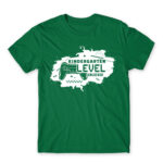 Kindergarten level dissolved Kelly Green Men's Tee for Kindergartner, Work