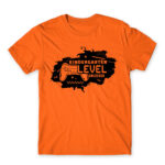 Kindergarten level dissolved Orange Men's Tee for Kindergartner, Work