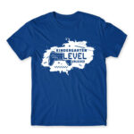 Kindergarten level dissolved Royal Blue Men's T-shirt for Kindergartner, Work