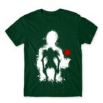 Kira and Ryuk Bottle Green Men's T-shirt for Anime, Death Note