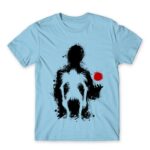 Kira and Ryuk Sky Blue Men's Tee for Anime, Death Note