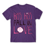 Kiss Kiss Dark Purple Men's T-shirt for Anime, Ouran Highschool Host Club