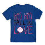 Kiss Kiss Royal Blue Men's T-shirt for Anime, Ouran Highschool Host Club