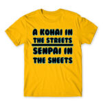 Kohai in the streets Gold Men's T-shirt for Anime, Anime Other