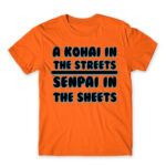 Kohai in the streets Orange Men's Tee for Anime, Anime Other