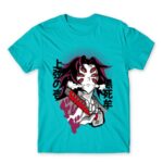 Kokushibo – Demon Slayer Atoll Blue Men's Tee for Anime, Kimetsu No Yaiba