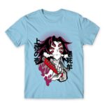 Kokushibo – Demon Slayer Sky Blue Men's T-shirt for Anime, Kimetsu No Yaiba