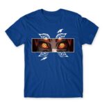 Kokushibo eyes Royal Blue Men's T-shirt for Anime, Kimetsu No Yaiba