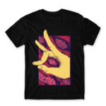 KON Black Men's Tee for Anime, Chainsaw Man