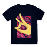 KON Navy Men's Tee for Anime, Chainsaw Man