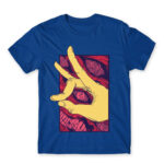 KON Royal Blue Men's T-shirt for Anime, Chainsaw Man