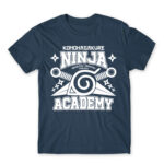Konohagakure Ninja Academy Denim Men's Tee for Anime, Naruto