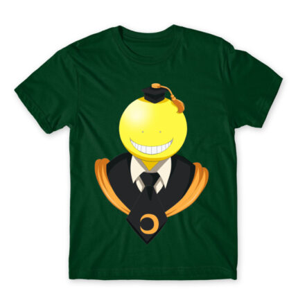 Koro-senei Bottle Green Men's Tee for Anime, Assassination Classroom