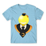 Koro-senei Sky Blue Men's Tee for Anime, Assassination Classroom