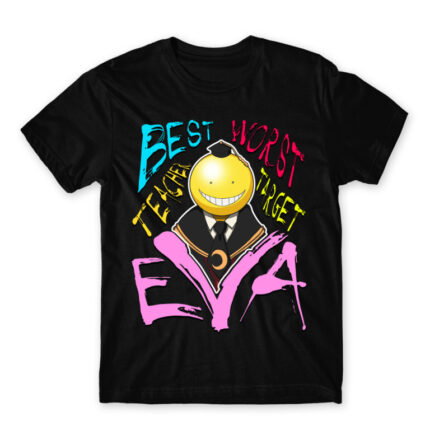 Koro-sensei best worst Black Men's Tee for Anime, Assassination Classroom