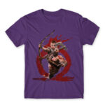 Kratos and Atreus splash Dark Purple Men's Tee