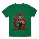 Kratos and Atreus splash Kelly Green Men's Tee