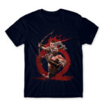 Kratos and Atreus splash Navy Men's T-shirt