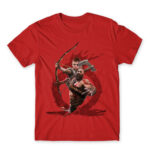 Kratos and Atreus splash Red Men's T-shirt