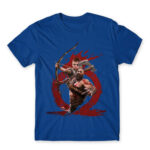 Kratos and Atreus splash Royal Blue Men's Tee