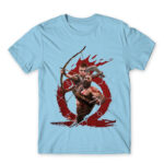 Kratos and Atreus splash Sky Blue Men's T-shirt