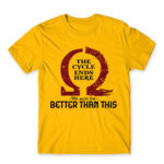 Kratos cycle quote Gold Men's T-shirt