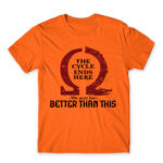 Kratos cycle quote Orange Men's Tee