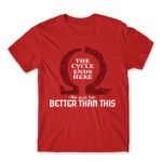 Kratos cycle quote Red Men's T-shirt