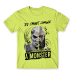 Kratos monster quote Apple Green Men's T-shirt