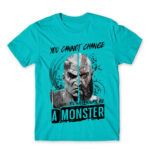 Kratos monster quote Atoll Blue Men's T-shirt