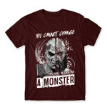 Kratos monster quote Burgundy Men's Tee