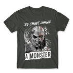 Kratos monster quote Dark Grey Men's T-shirt