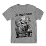 Kratos monster quote Grey Melange Men's T-shirt
