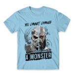 Kratos monster quote Sky Blue Men's Tee