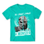 Kratos monster quote Turquoise Men's T-shirt