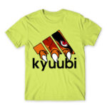 Kyuubi Adidas Apple Green Men's T-shirt for Anime, Naruto