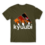 Kyuubi Adidas Army Men's T-shirt for Anime, Naruto
