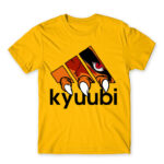 Kyuubi Adidas Gold Men's Tee for Anime, Naruto
