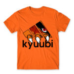 Kyuubi Adidas Orange Men's Tee for Anime, Naruto
