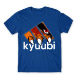 Kyuubi Adidas Royal Blue Men's T-shirt for Anime, Naruto