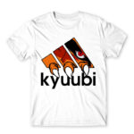 Kyuubi Adidas White Men's Tee for Anime, Naruto