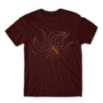 Kyuubi – Kurama Burgundy Men's T-shirt for Anime, Naruto