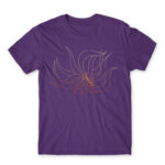 Kyuubi – Kurama Dark Purple Men's T-shirt for Anime, Naruto