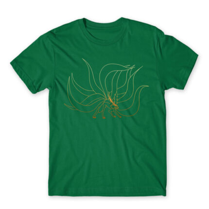 Kyuubi – Kurama Kelly Green Men's Tee for Anime, Naruto