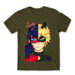 LadyNoir Army Men's Tee for Anime, Miraculous Ladybug