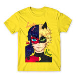 LadyNoir Lemon Men's T-shirt for Anime, Miraculous Ladybug