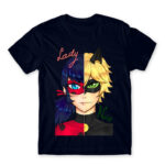 LadyNoir Navy Men's Tee for Anime, Miraculous Ladybug
