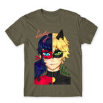 LadyNoir Zinc Men's T-shirt for Anime, Miraculous Ladybug