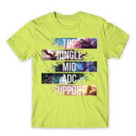 Lanes Apple Green Men's Tee for Gaming, League Of Legends